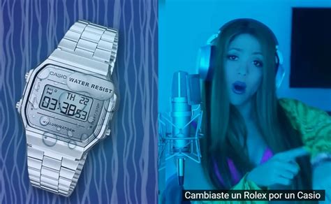 Shakira Cambiaste un Rolex por un Casio 